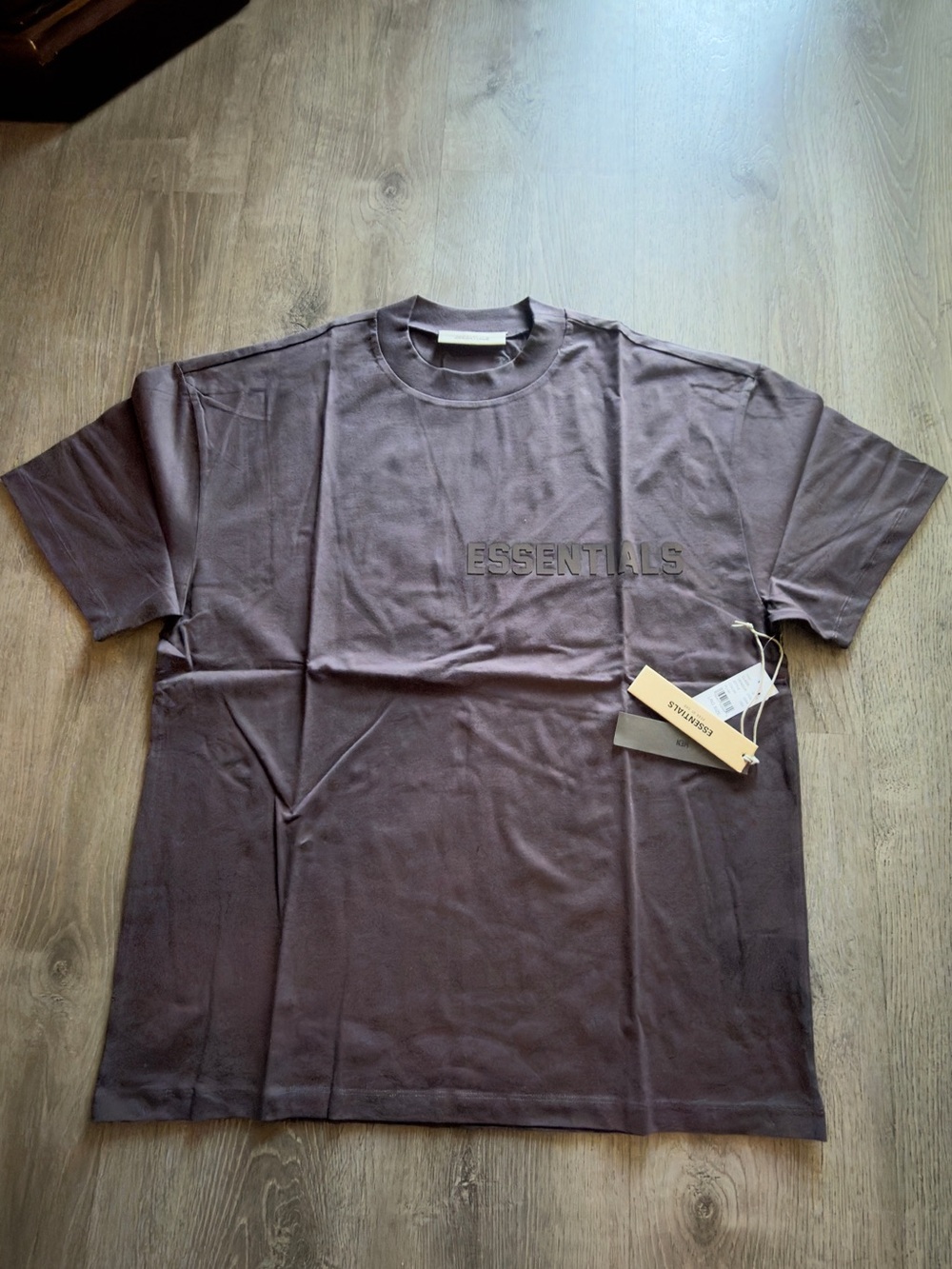 ESSENTIALS Men's Crewneck Tee in Plum
